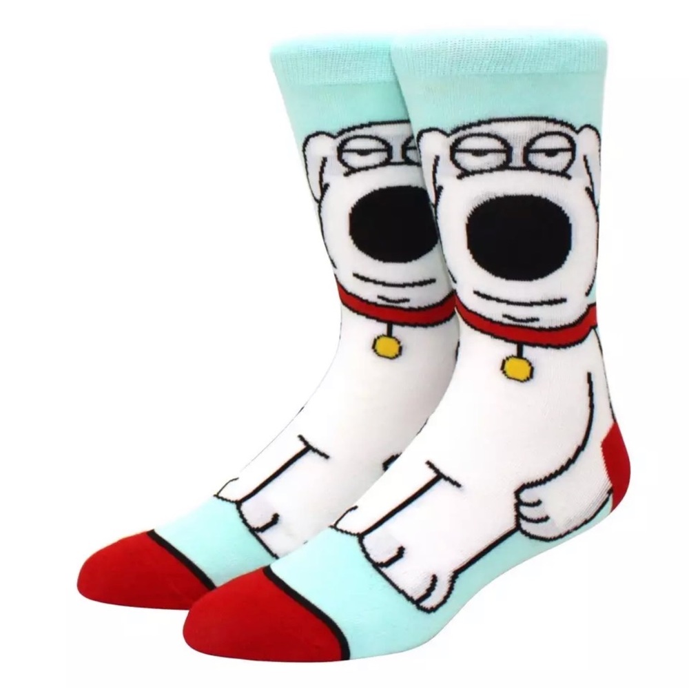 🍒🍒 Family Guy: Brian Crew Socks
